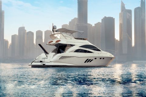 JBR и Ain Dubai вечером